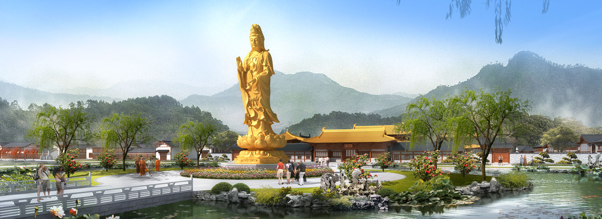 提供寺廟全案設(shè)計與施工